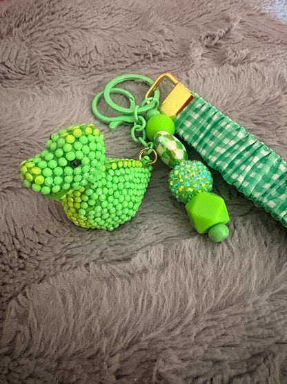 Green Dragon Wristlet Keychain