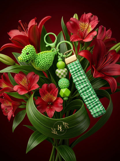 Green Dragon Wristlet Keychain
