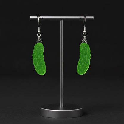 Pickle Acrylic Dangle Earrings