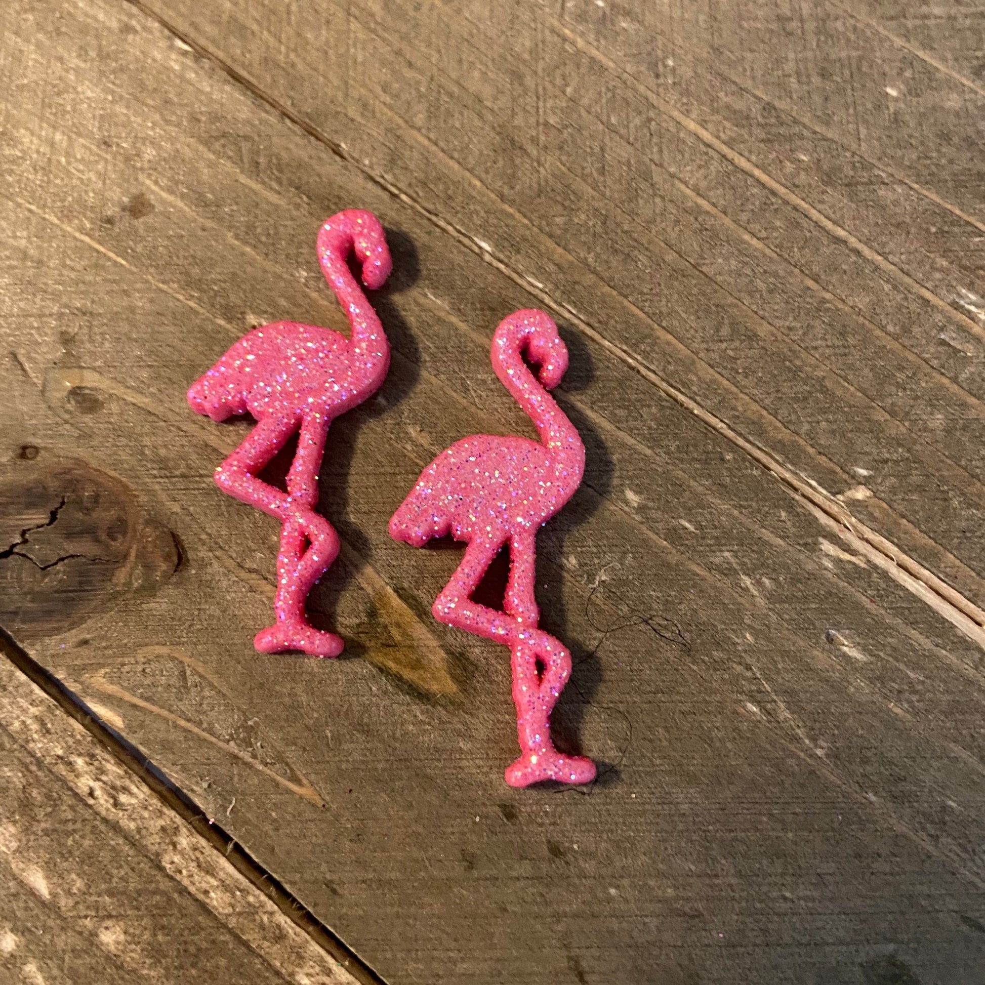 Glittery and Sparkly Pink FlamingosPink tiful of LOVE