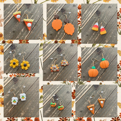 Thanksgiving COLLECTION Wire Earrings (9 to choose from)Pink tiful of LOVE