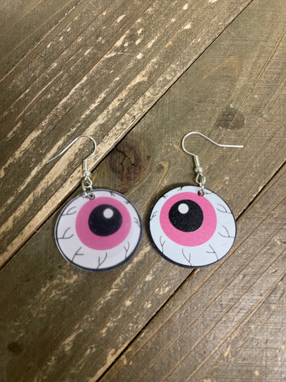 Scary Halloween Collection Wire Earrings (5 scary ones to choose)Pink tiful of LOVE