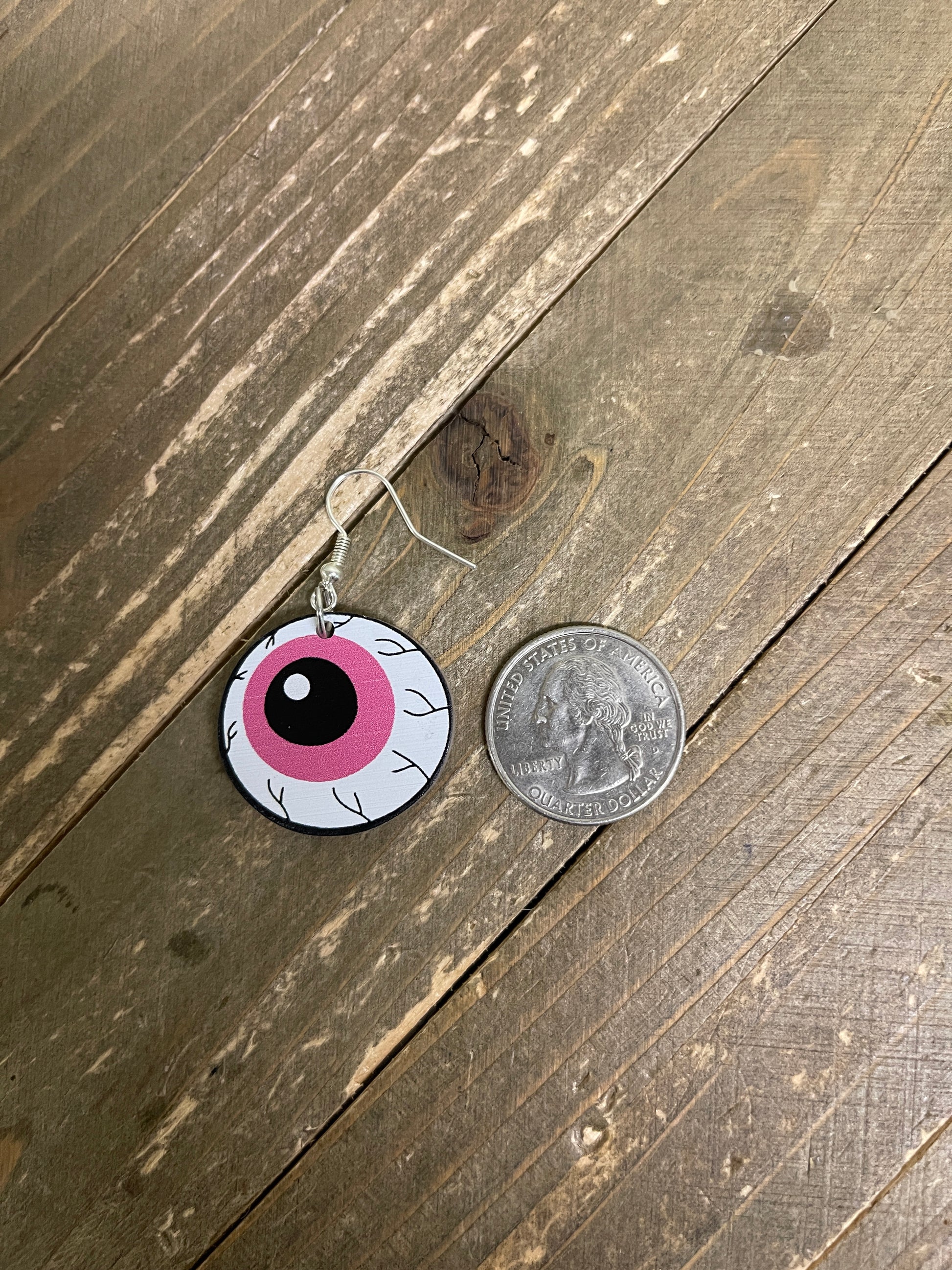 Scary Halloween Collection Wire Earrings (5 scary ones to choose)Pink tiful of LOVE