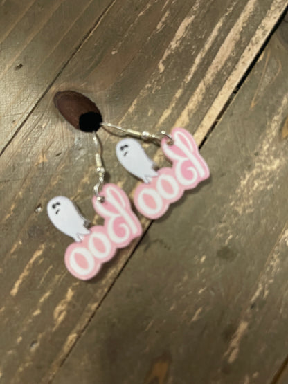 Boo &amp; Ghost dangle EarringsPink tiful of LOVE