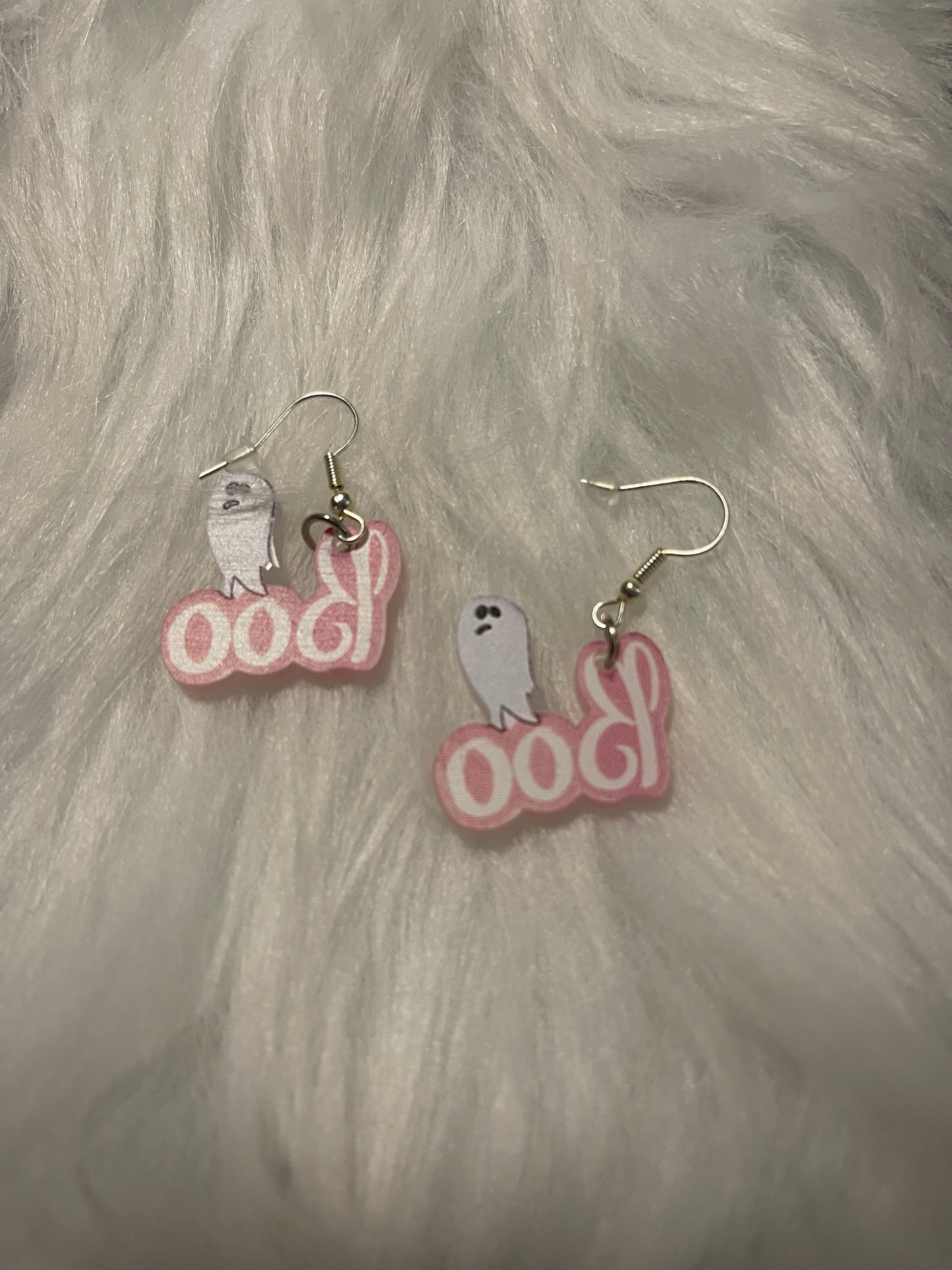 Boo &amp; Ghost dangle EarringsPink tiful of LOVE