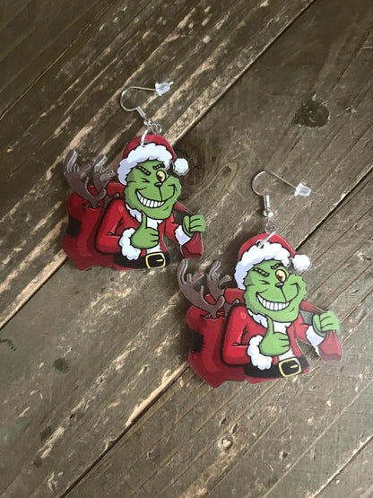 You're a Mean One Mr. GrinchCollection Wire Earrings (4 to choose from)Pink tiful of LOVE