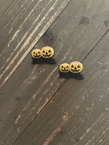 Halloween Pumpkins Collection Stud EarringsPink tiful of LOVE
