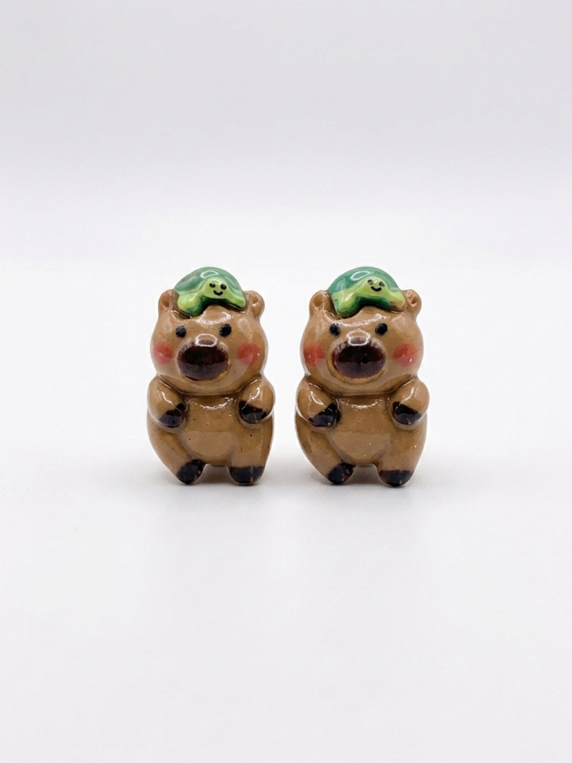Capybara Stud Earrings — Cute Dressed-Up Capybara (5 Styles)