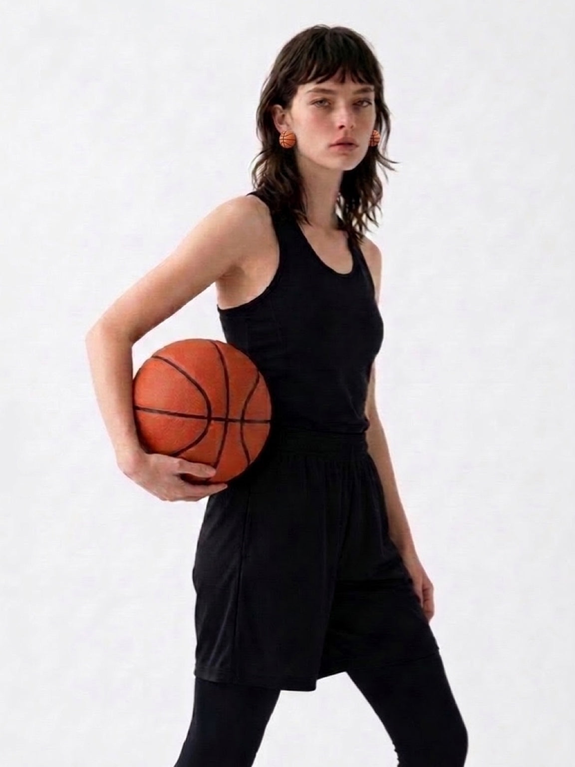 Basketball Stud Earrings
