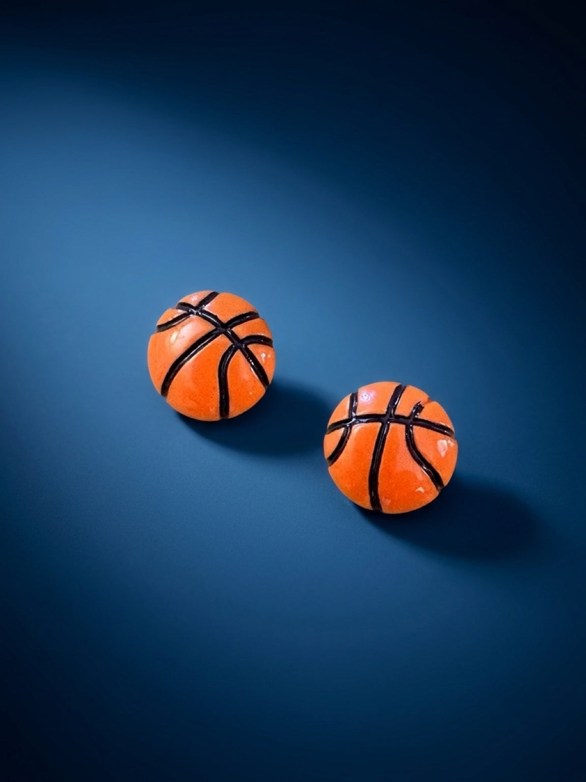 Basketball Stud Earrings
