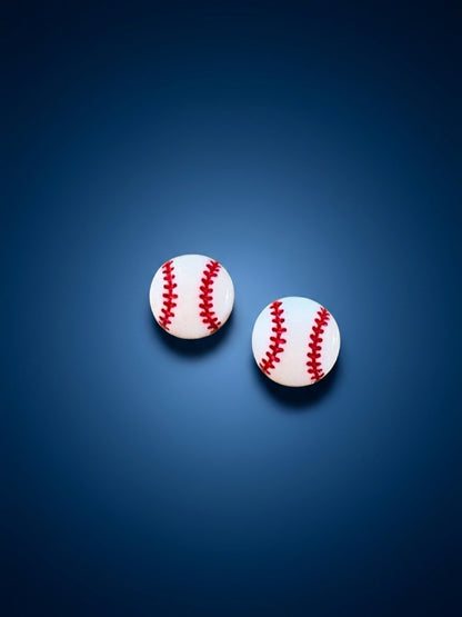 Baseball Stud Earrings