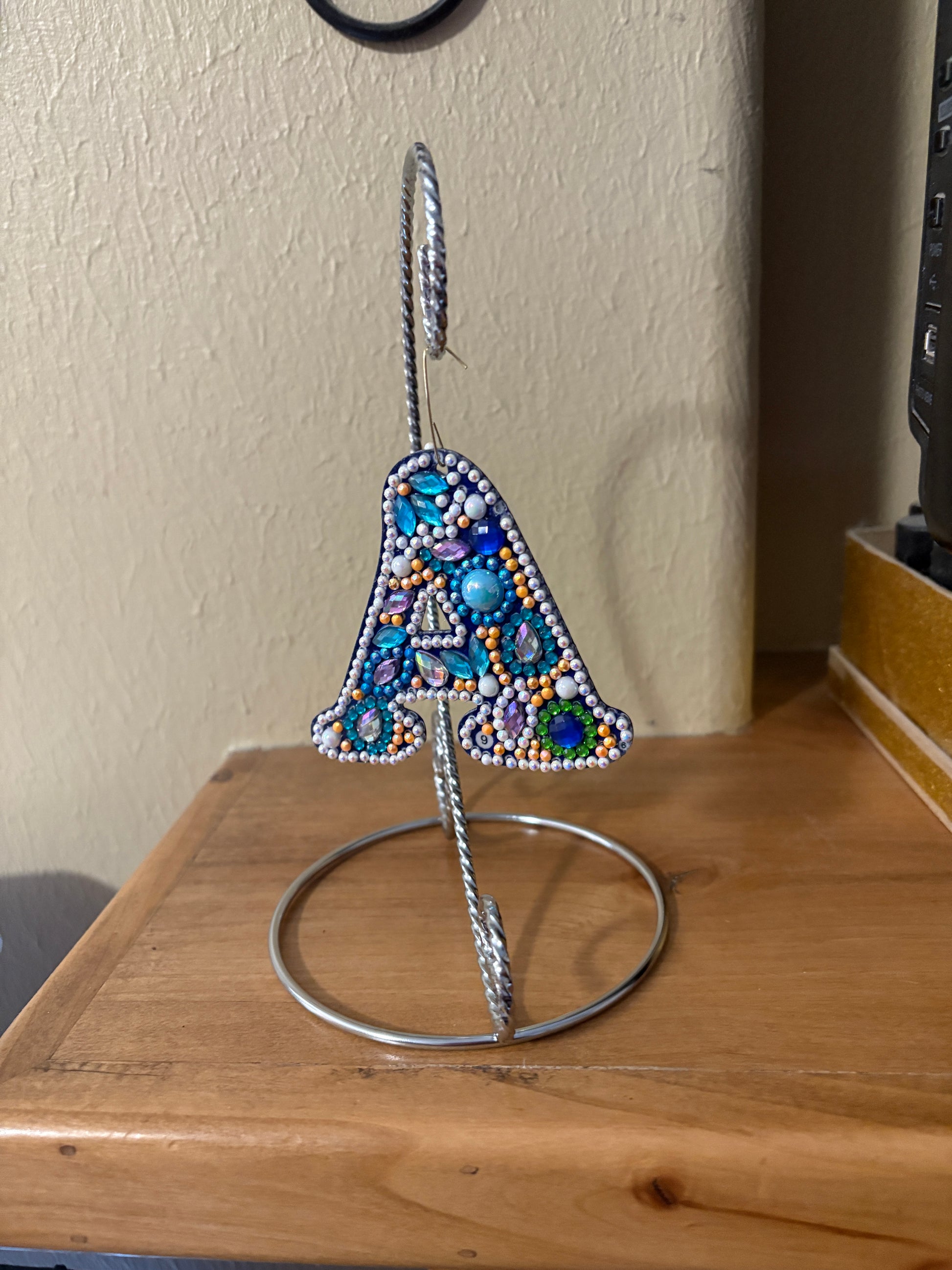 Diamond ART Letters of the  Alphabet Key chain or OrnamentsPink tiful of LOVE