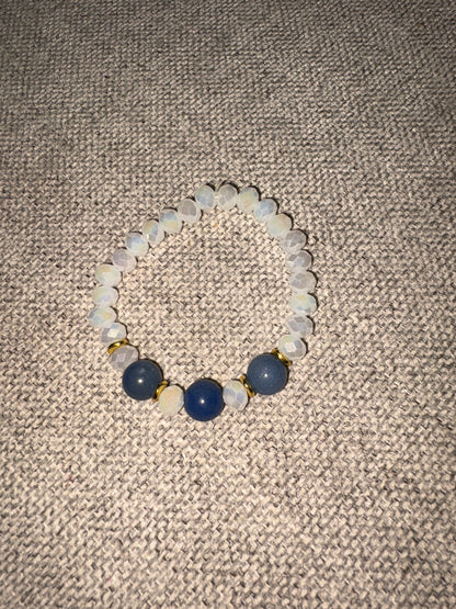 Blue Ornate Medley Lot Beaded Stretch Bracelet  (Set of 3)Pink tiful of LOVE