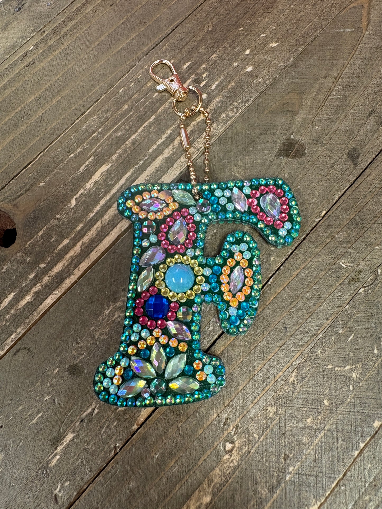 Diamond ART Letters of the  Alphabet Key chain or Ornaments