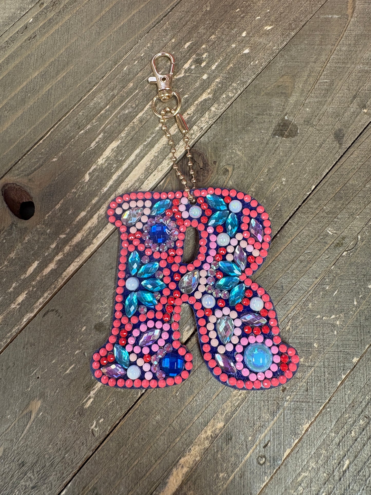 Diamond ART Letters of the  Alphabet Key chain or Ornaments