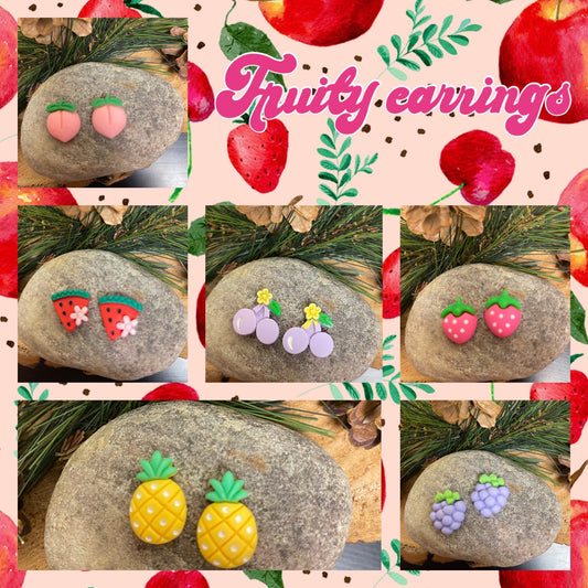 Fruity Earrings (6 fruit to choose from)Pink tiful of LOVE