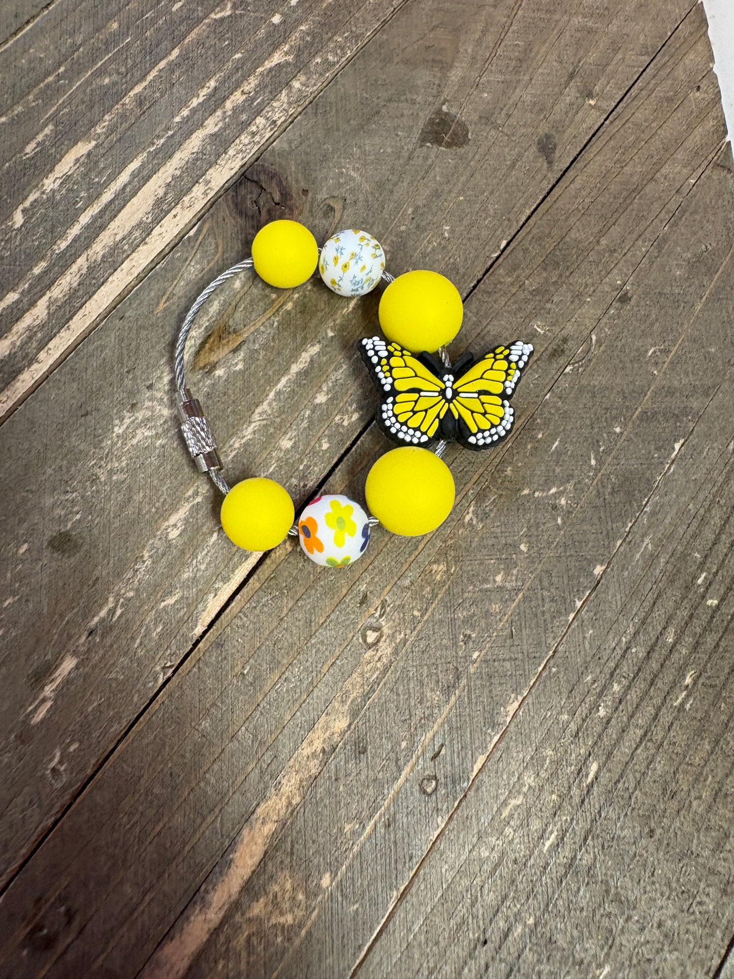 Butterfly Beverage Cup/Tumbler Charm