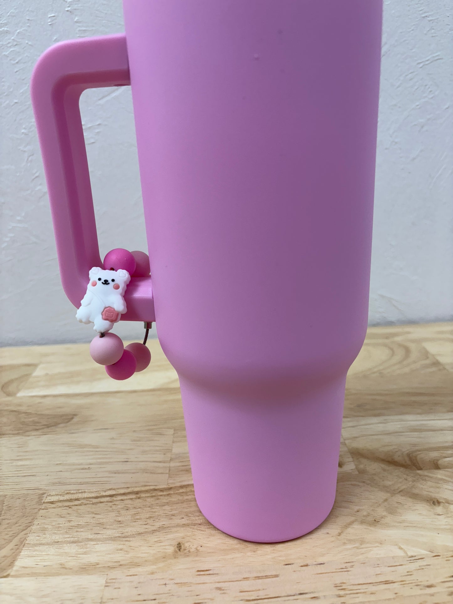 White Bear Beverage Cup/Tumbler Charm