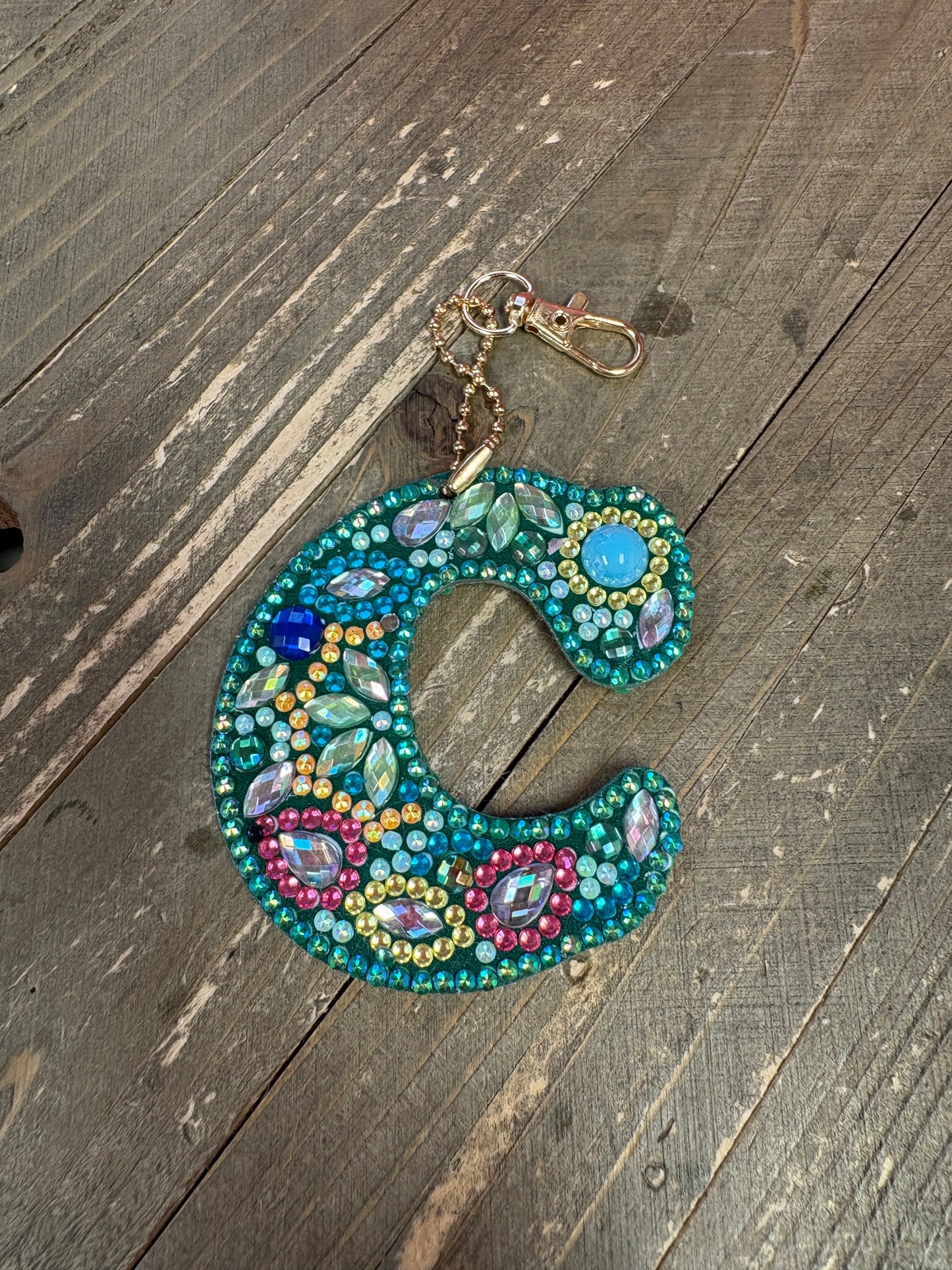 Diamond ART Letters of the  Alphabet Key chain or Ornaments