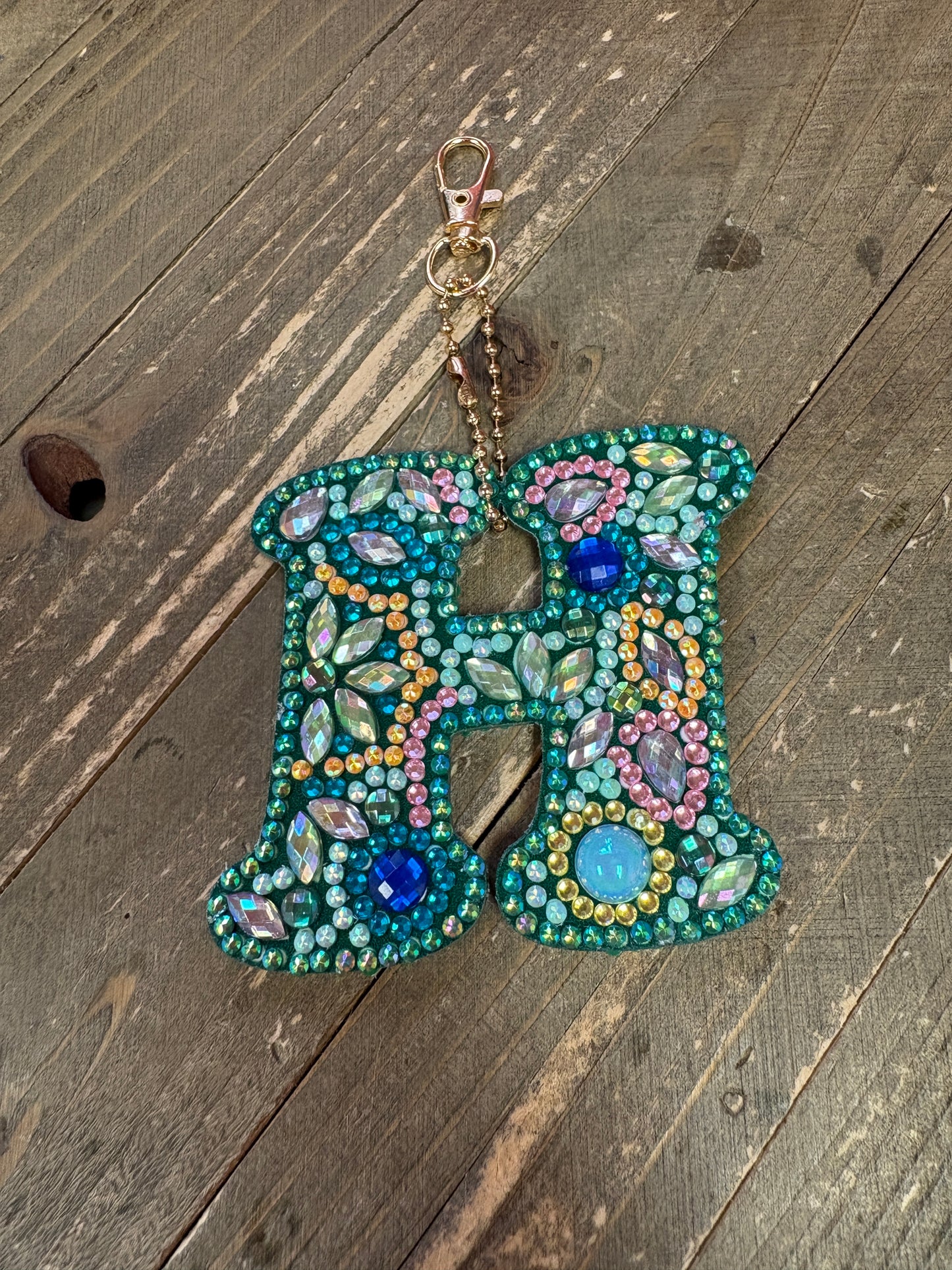 Diamond ART Letters of the  Alphabet Key chain or Ornaments