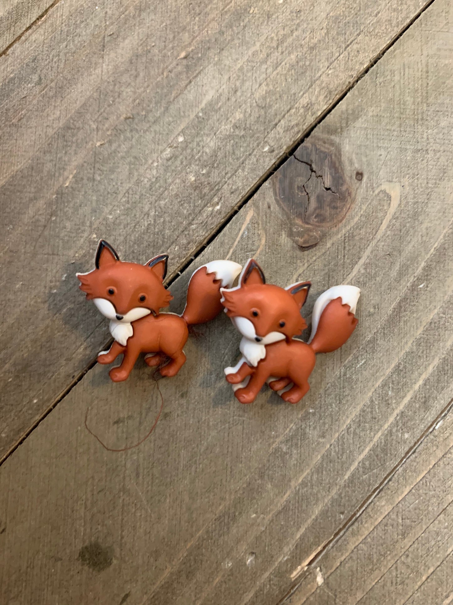 Outfoxed Stud Earrings – Playful Standing Fox Woodland Jewelry