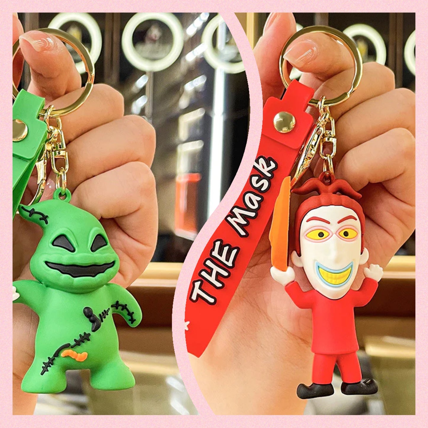 Nightmare before Christmas Key Chains;(Oogie Boogie or Lock
