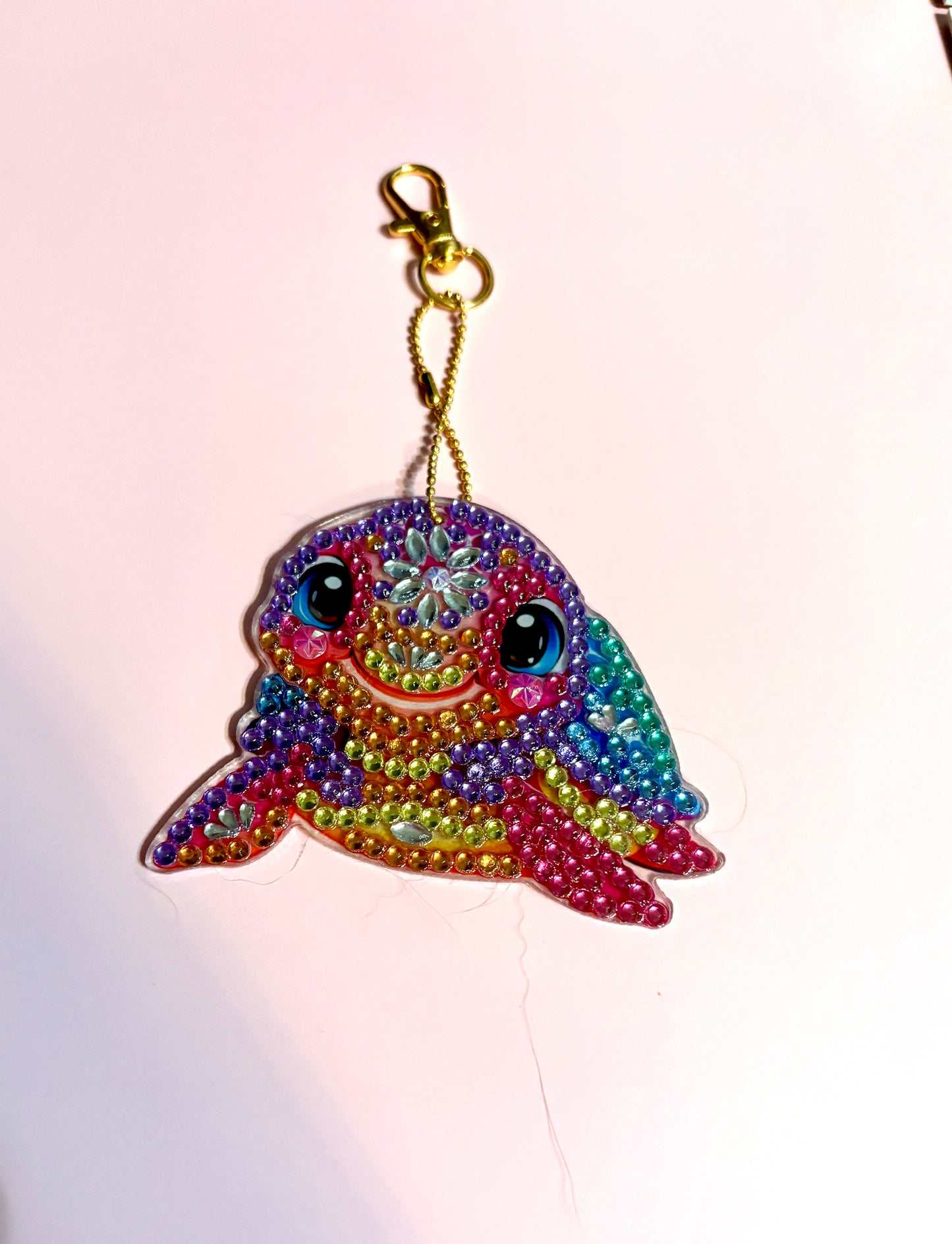 Turtle Collection Diamond Art Key chain