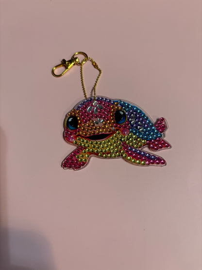 Turtle Collection Diamond Art Key chain
