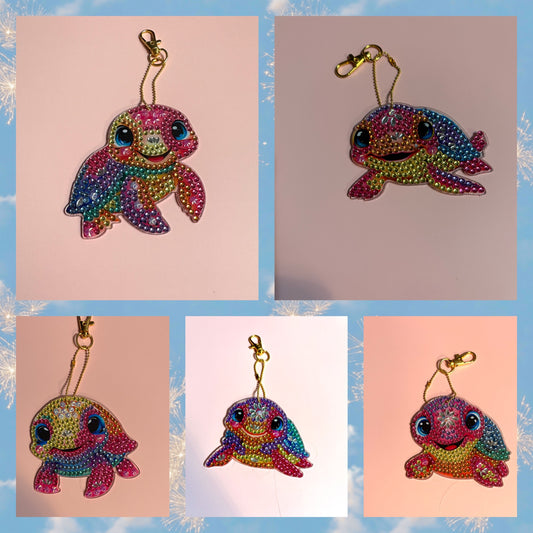 Turtle Collection Diamond Art Key chain