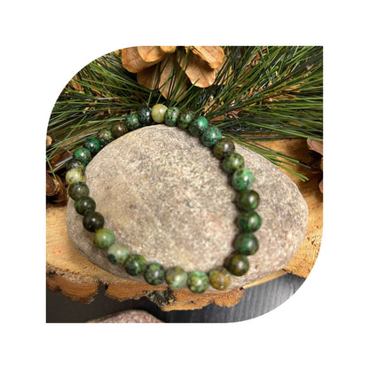 African Turquoise Gemstone Beaded Elastic/Stretch BraceletPink tiful of LOVE