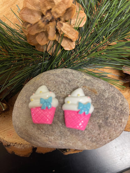 Sprinkle Cupcake Earrings (6 colors to choose from)Pink tiful of LOVE