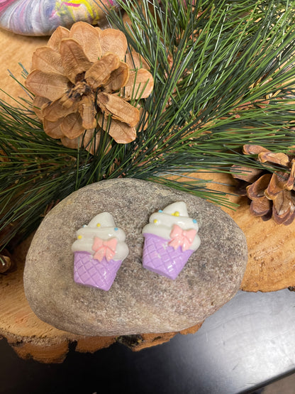 Sprinkle Cupcake Earrings (6 colors to choose from)Pink tiful of LOVE