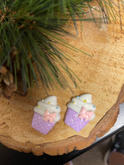 Sprinkle Cupcake Earrings (6 colors to choose from)Pink tiful of LOVE