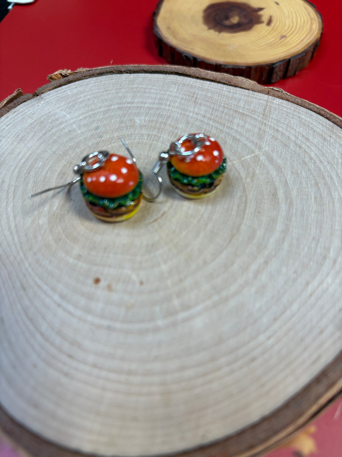 Summer Food Collection Wire Earrings (4 different foods)