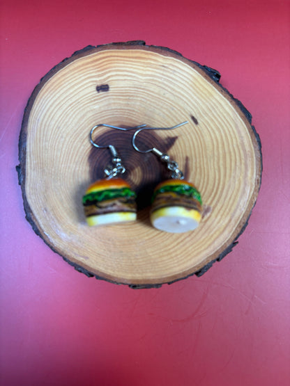 Summer Food Collection Wire Earrings (4 different foods)
