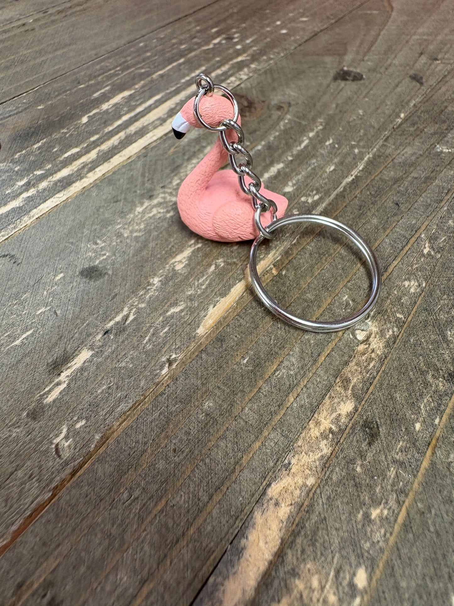 Pink Flamingo Key Chain