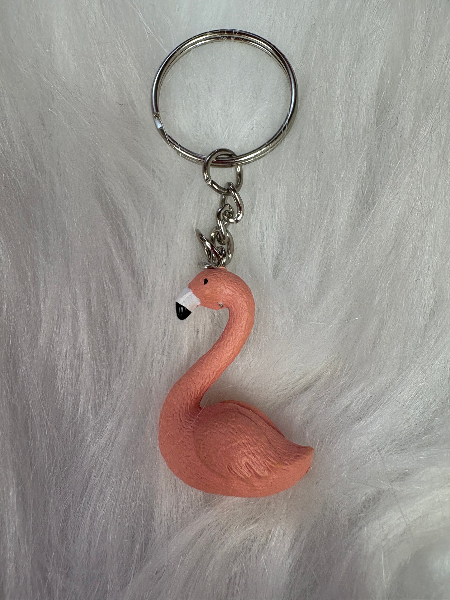 Pink Flamingo Key Chain