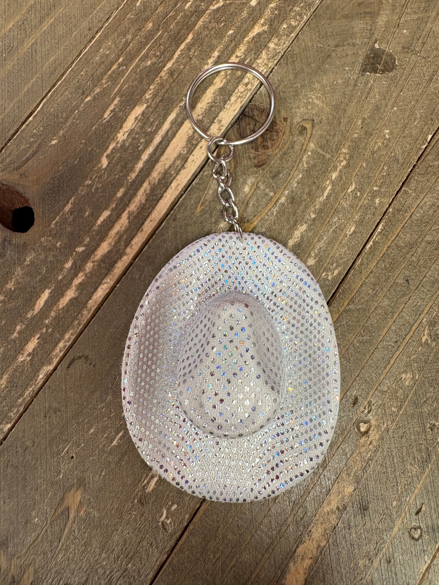 Sparkly Cowboy Key Chain