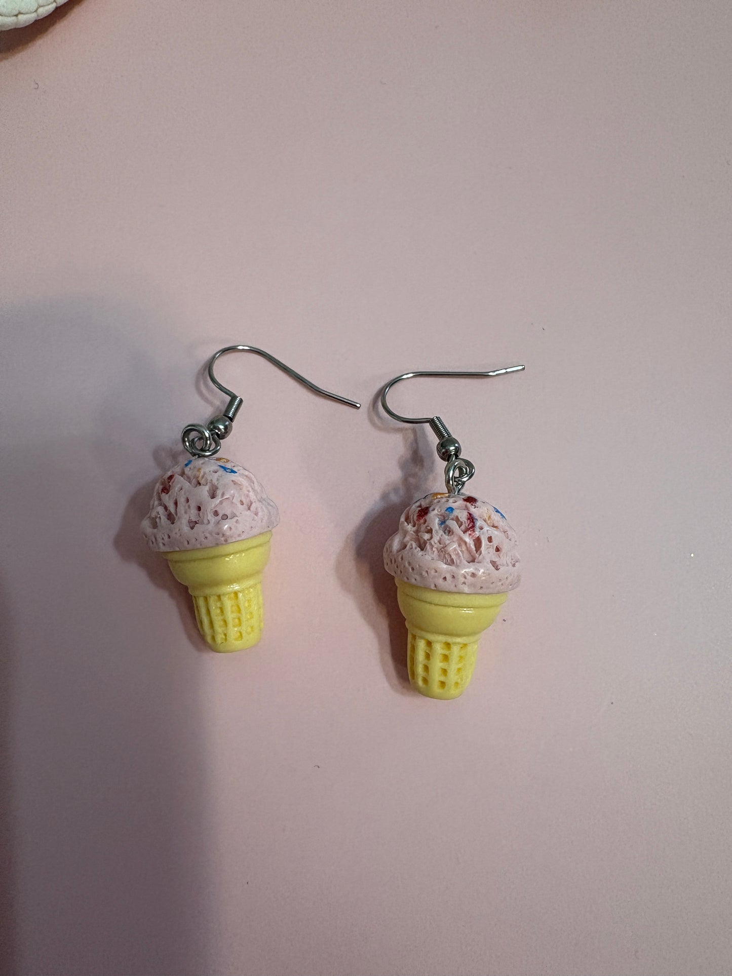 Ice Cream Cone Wire Earrings