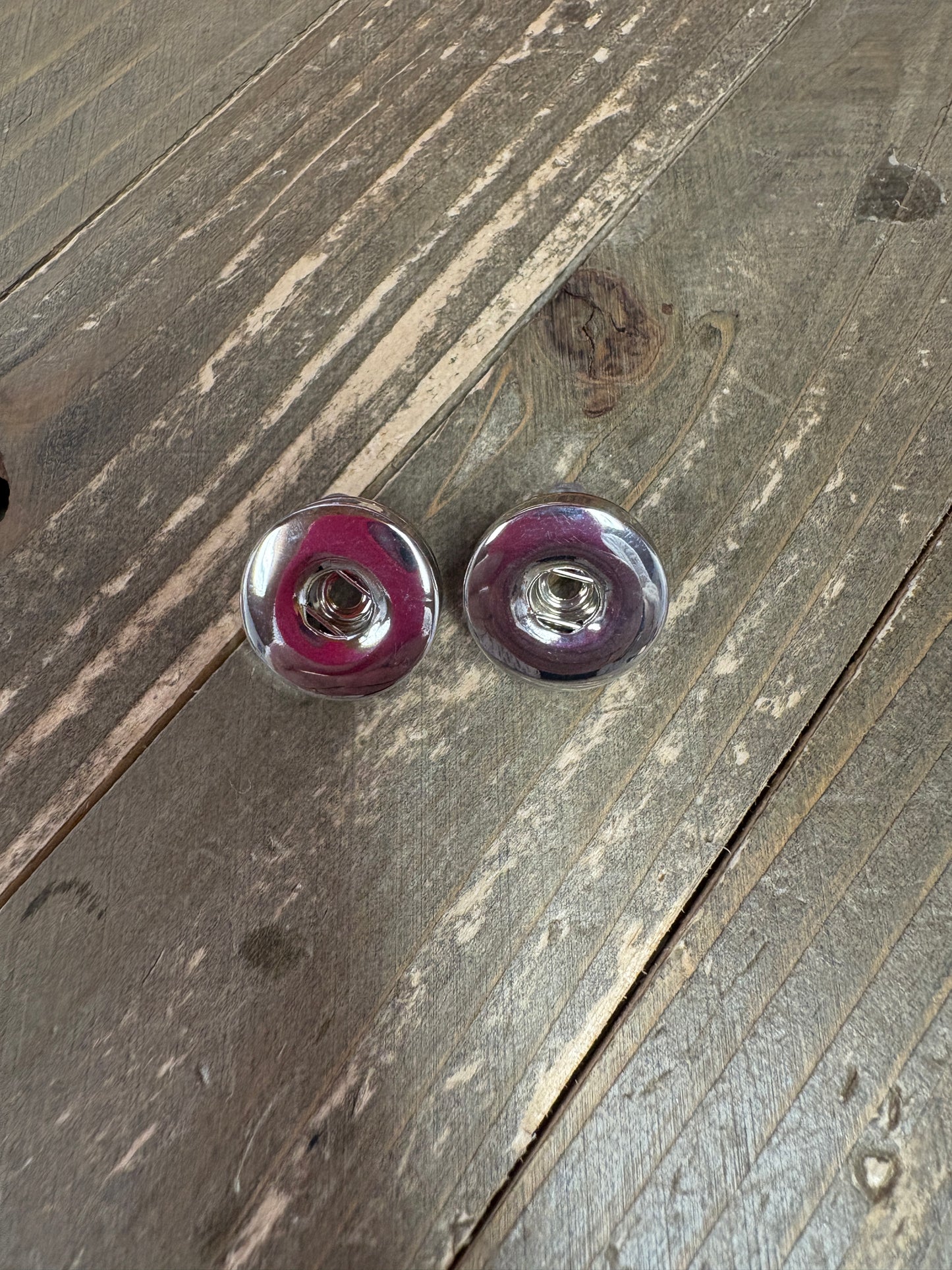 Interchangeable (SNAP) Earrings and 2 matching Snaps