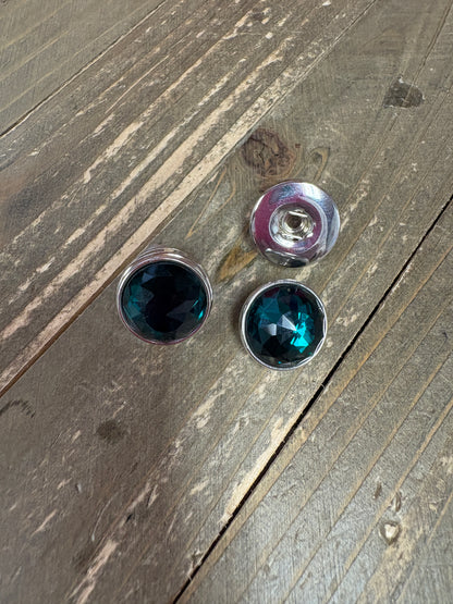 Interchangeable (SNAP) Earrings and 2 matching Snaps