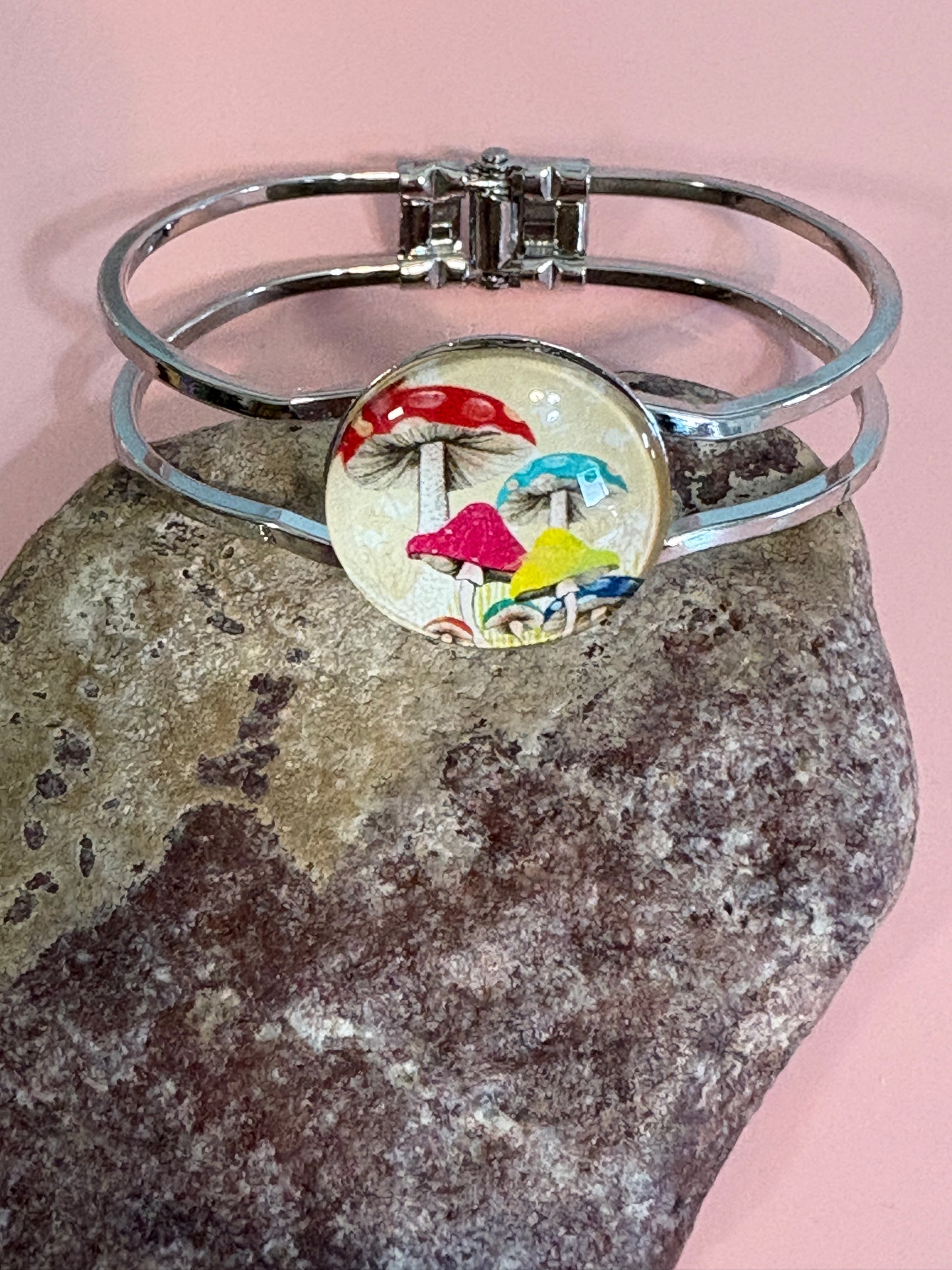 Assorted Silver Hinged Bracelets