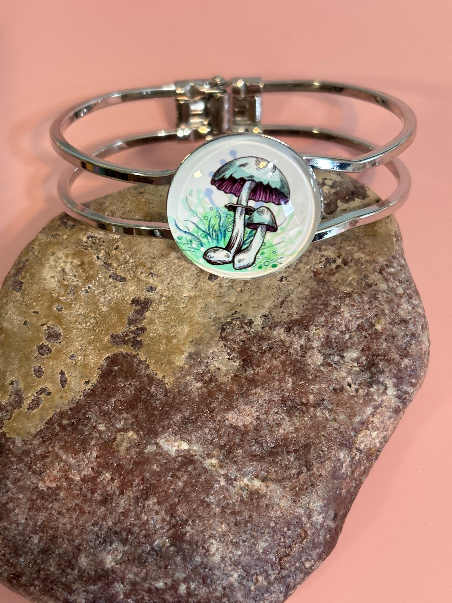 Assorted Silver Hinged Bracelets