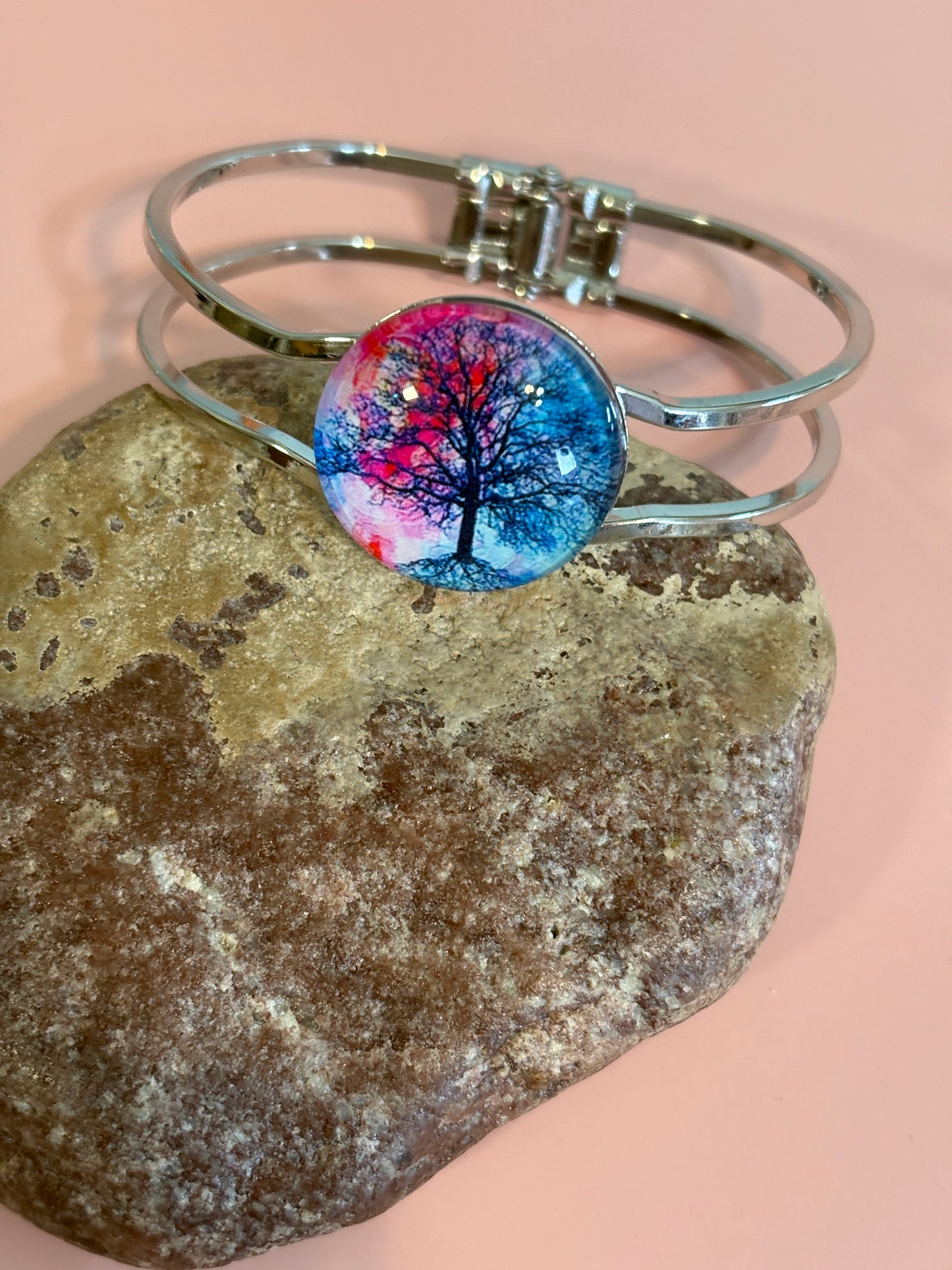Assorted Silver Hinged Bracelets