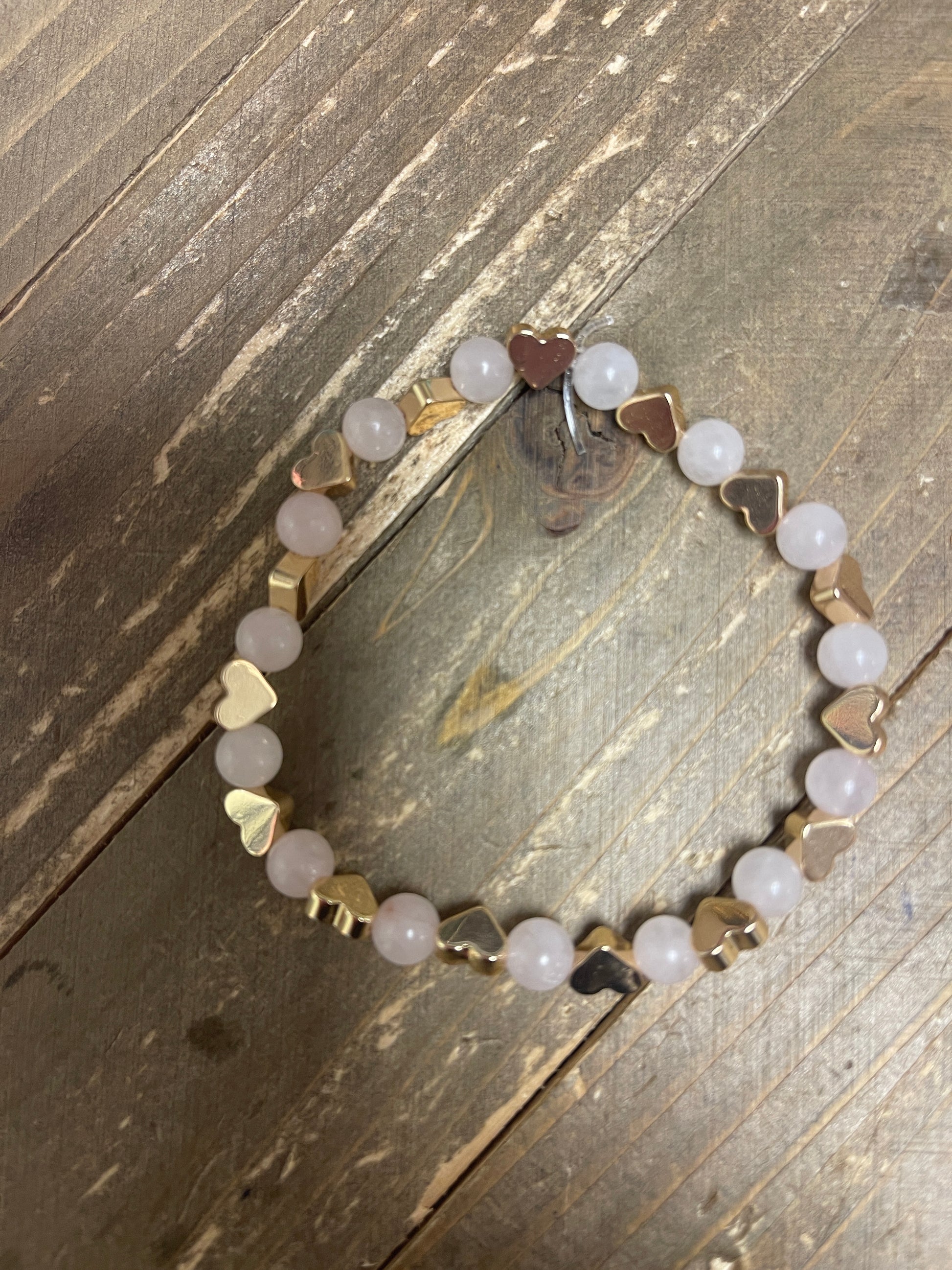 Amethyst Dream Beaded Elastic/Stretch Bracelets (Set of 5)Pink tiful of LOVE