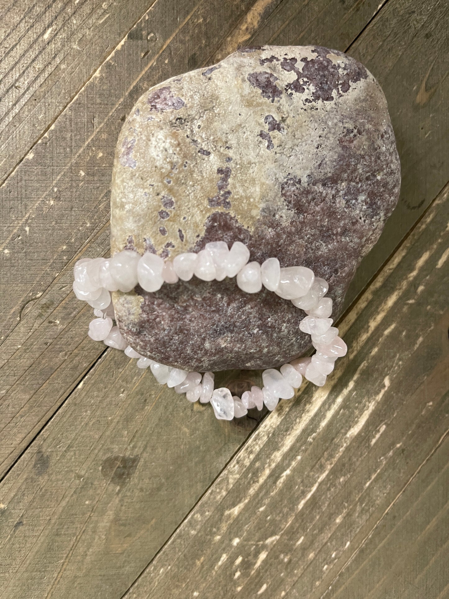 Amethyst Dream Beaded Elastic/Stretch Bracelets (Set of 5)Pink tiful of LOVE