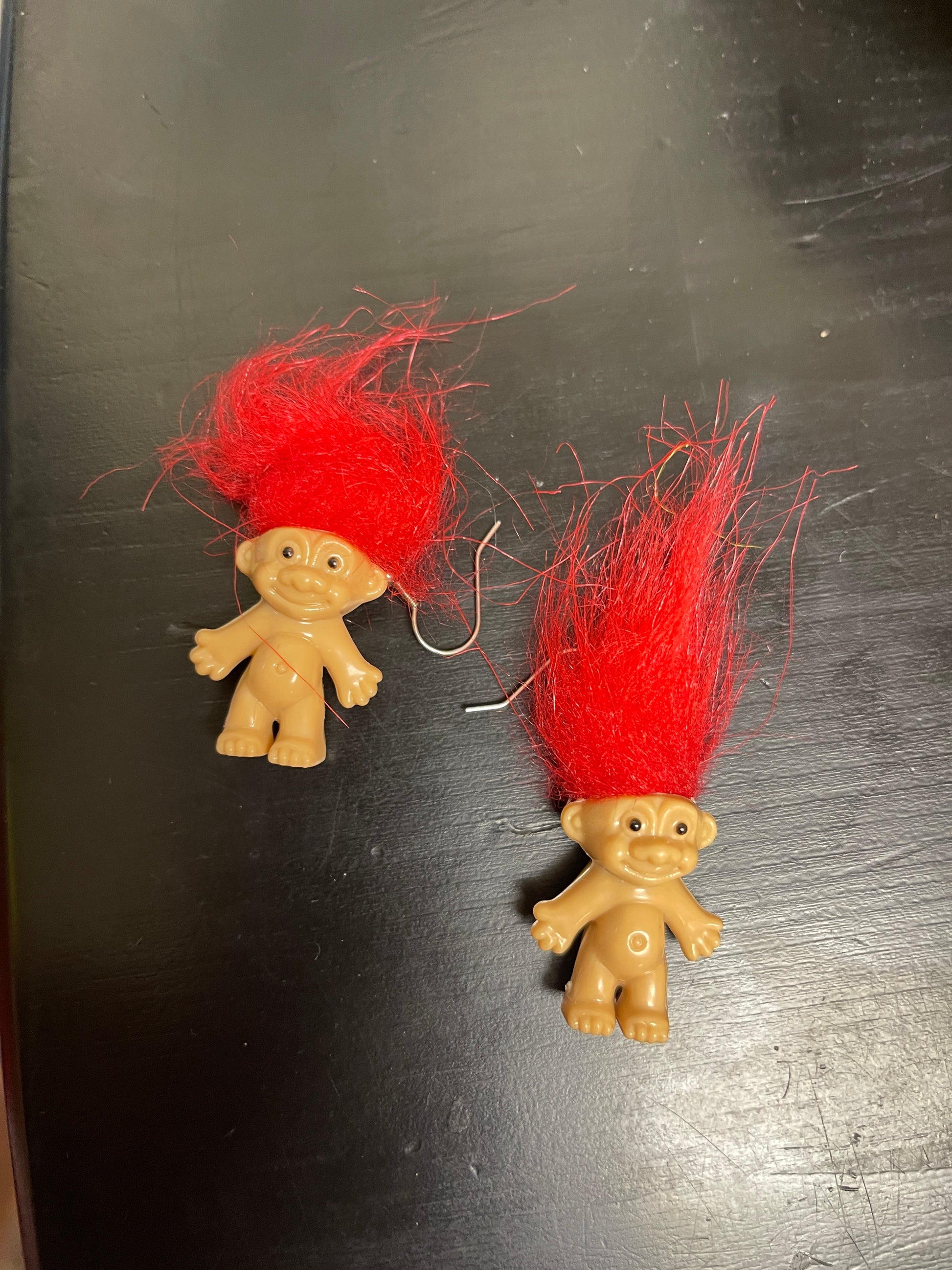Mini Troll Doll Red Wire EarringsPink tiful of LOVE
