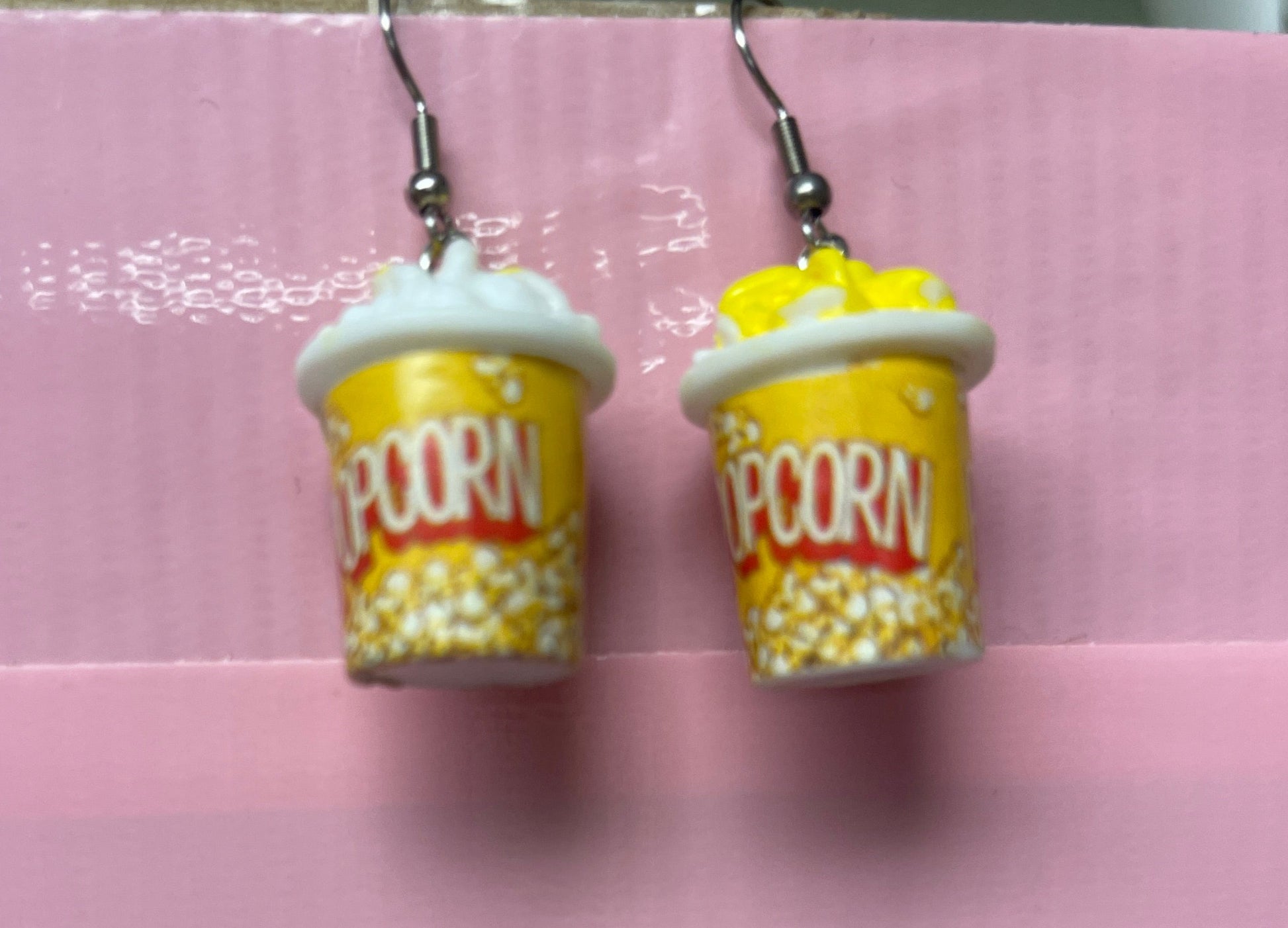 Popcorn Wire EarringsPink tiful of LOVE