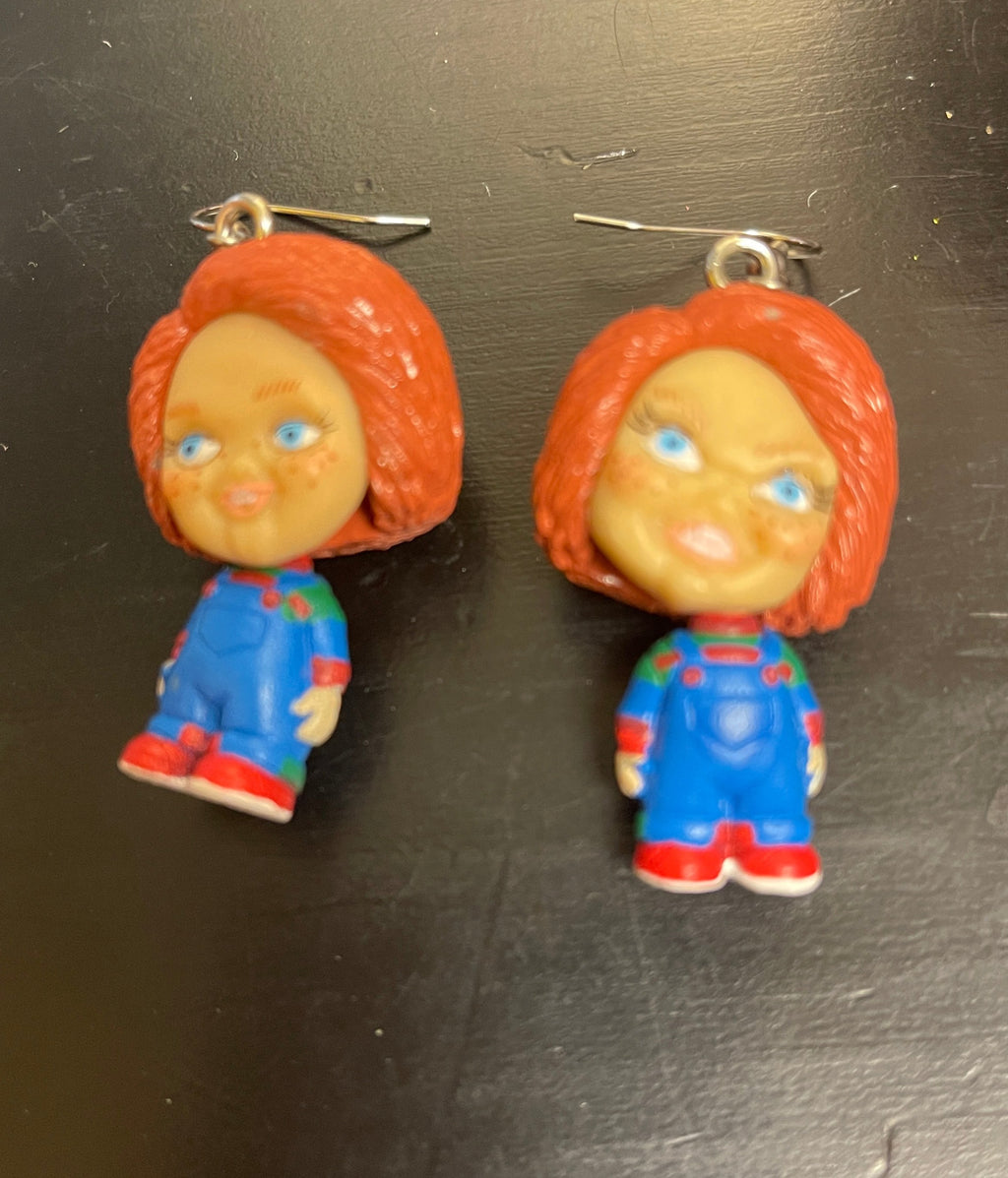 Chucky horror  Wire Earrings