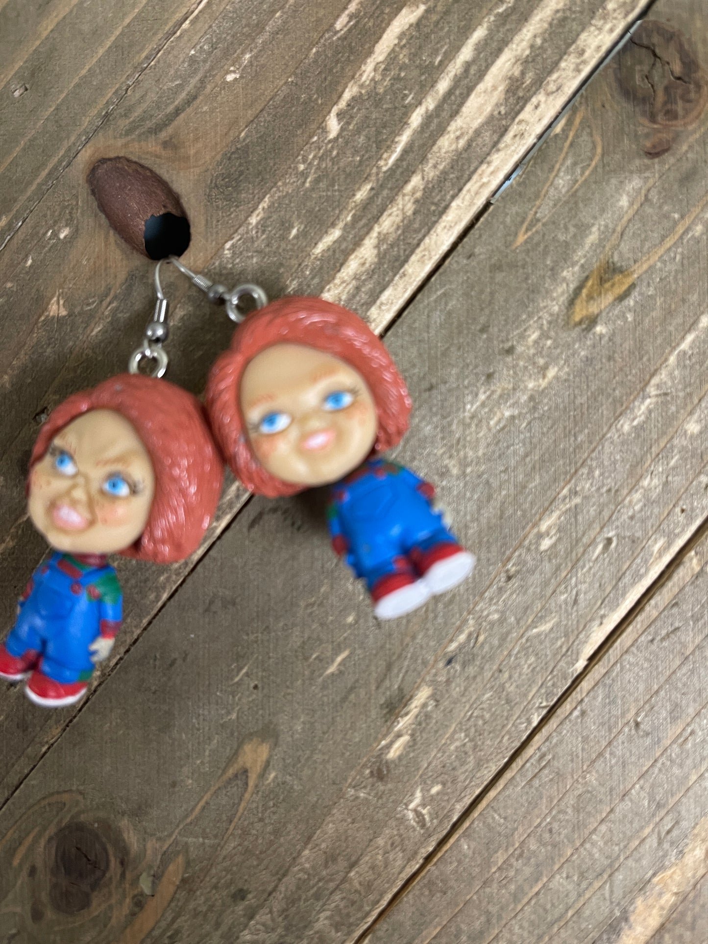 Chucky horror  Wire EarringsPink tiful of LOVE